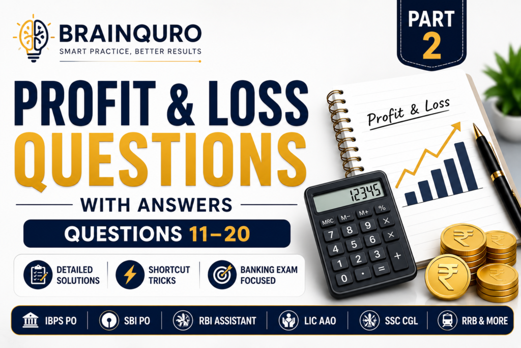 Profit and Loss Questions with Answers