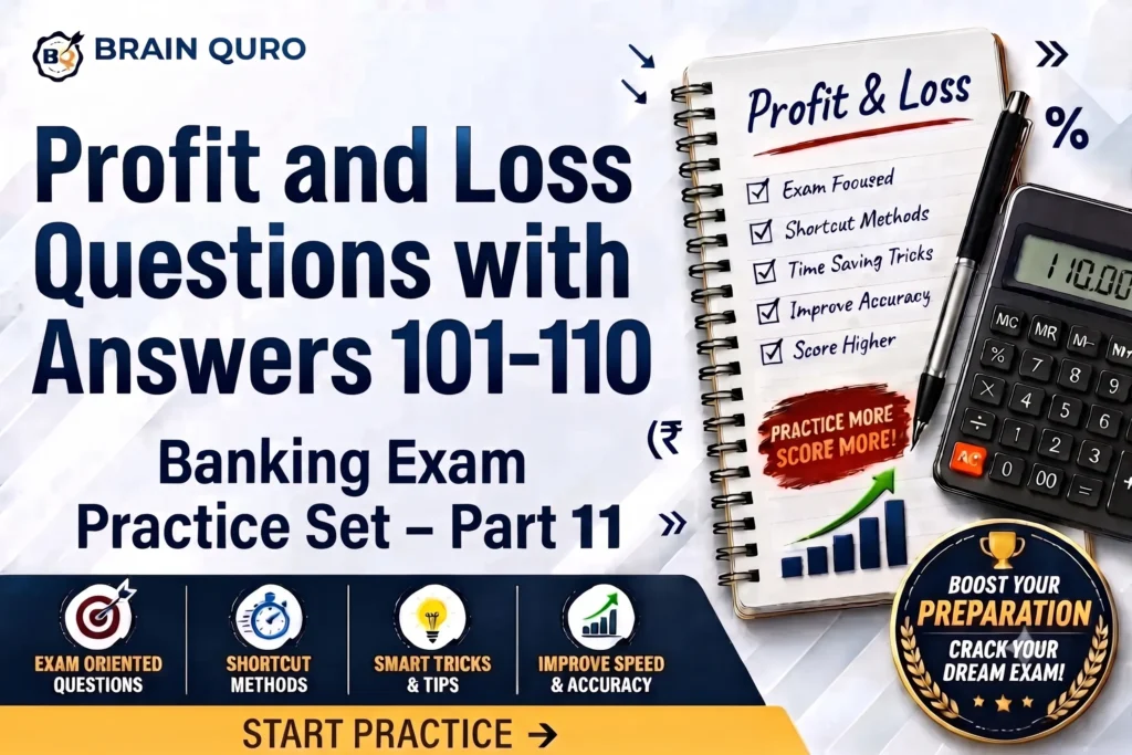 Profit and Loss Questions with Answers for Banking Exams Part 11