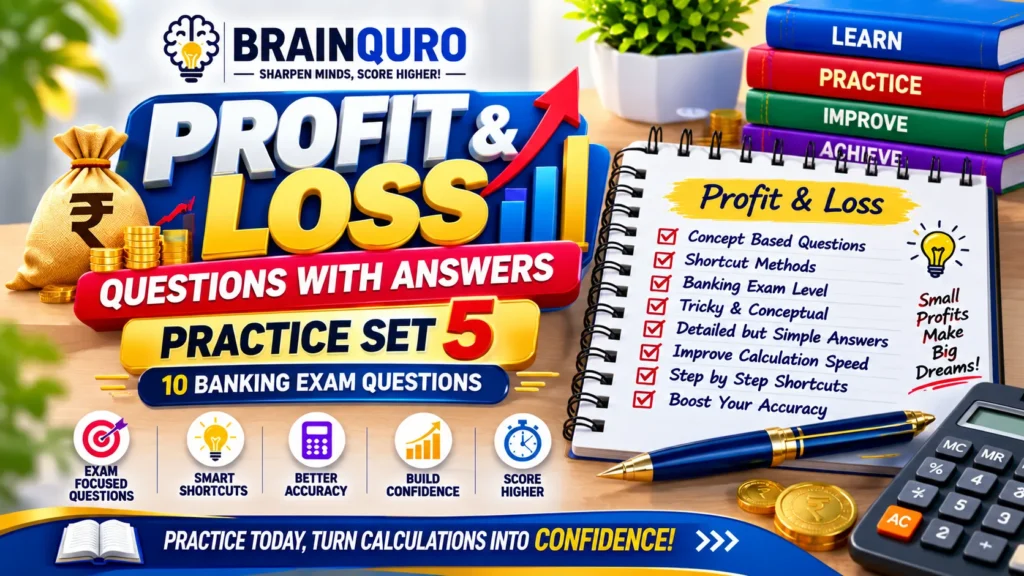 Profit and Loss Questions with Answers (Questions 41–50) | Banking Exam Practice Set – Part 5