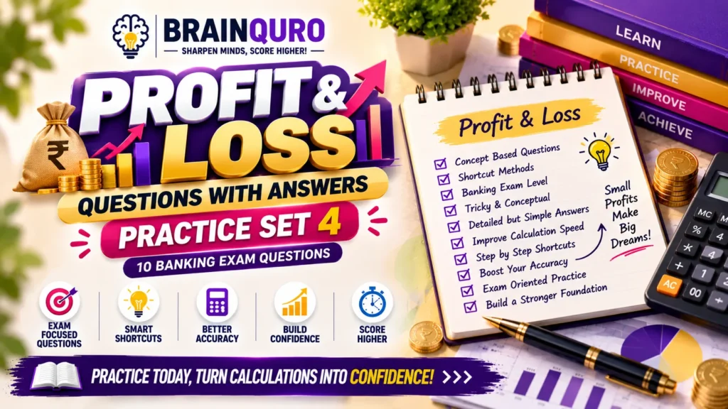 Profit and Loss Questions with Answers (Questions 31–40) | Banking Exam Practice Set – Part 4