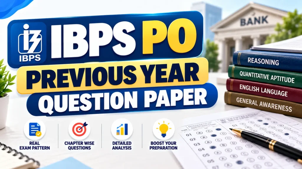 IBPS PO previous year question paper